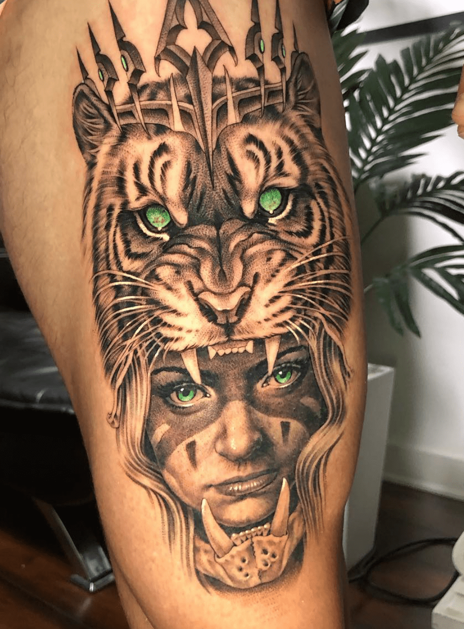 The Meaning Behind Tiger Tattoos and Their Designs  Chronic Ink